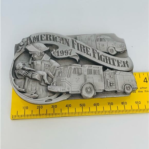 1997 Firefighter Belt Buckle - Picture 6 of 6